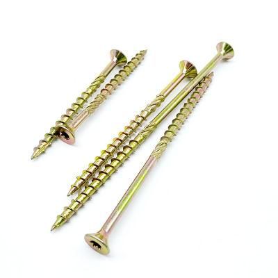 White Zinc Construction Screw Double Countersunk Wood Screw Cross Chipboard Screws