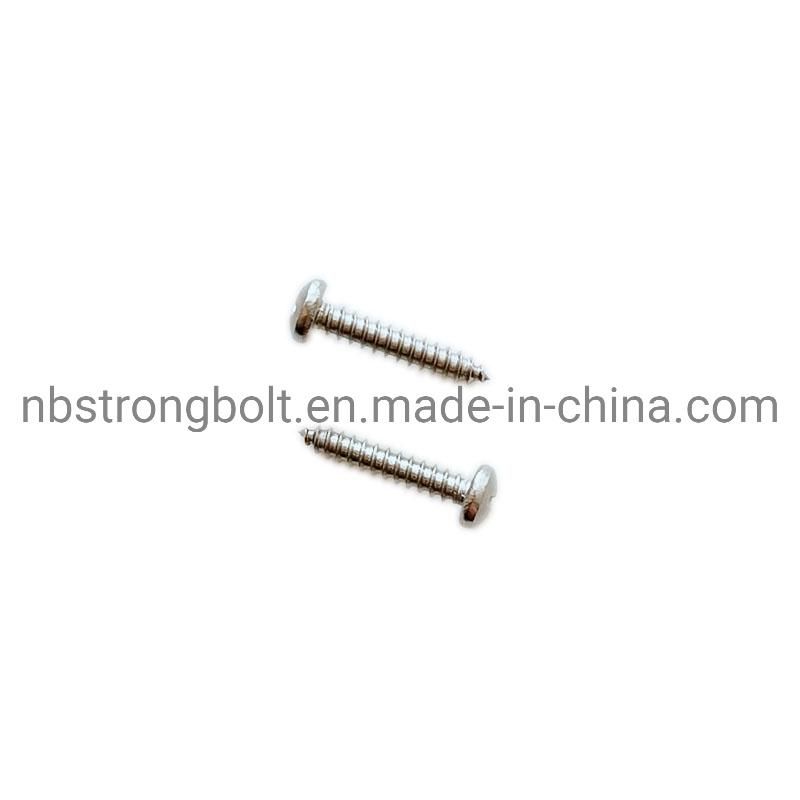 SS304 DIN7981 Pan Head Tapping Screw with Cross Recessed