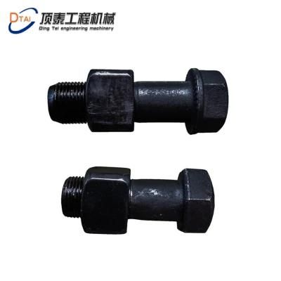 China M40 M28 M16 Hex Flange Black 8.8 Gradestandard Size High Tensile High Strength Plow Track Shoe Bolts and Nuts