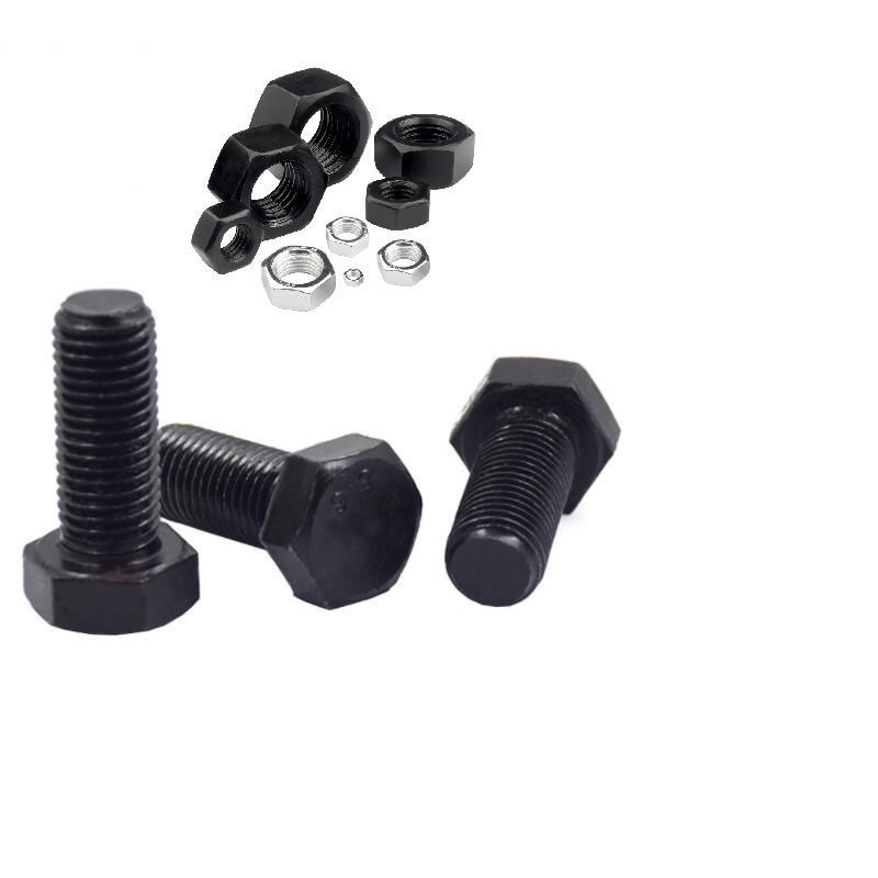 China Factory ASME B18.2.1 SAE J429 Grade 2/5/8 Hex Head Cap Screw Bolt and Nut Hexagon Screws