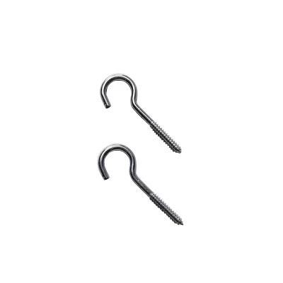 Carbon Steel Zinc Plated Open Eye Screws / Hook Screws