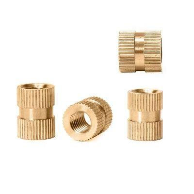 Factory Wholesale Round Injection Parts M3-M8 Brass Insert Knurled Internal Nut