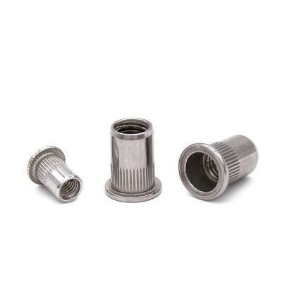 304 316 Stainless Steel Rivet Nut Threaded Rivet Nut Insert Nut for Screw