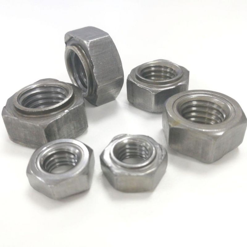 DIN929 Zinc Plated Hex Weld Nuts with Various Sizes