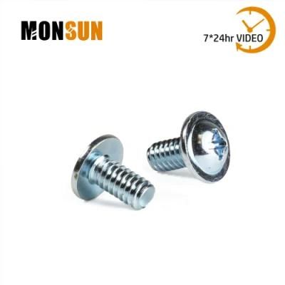 Phillips Round Washer Head Steel Zinc Machine Screws