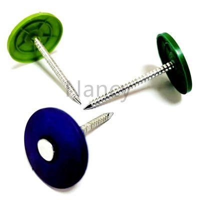 7/8&quot;X12g Electro-Galvanized Plastic-Top Roofing Nail Cap Nails 3000 Count