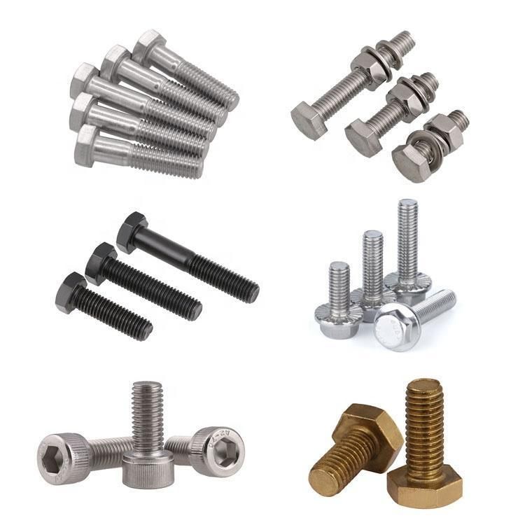 Made in China M14 M16 Grade 8.8 Black Hex Bolt with Nut and Washer