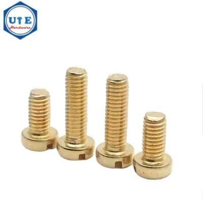 Brass /Copper /Bronze/Cheese and Round Head Slotted Drives Machine Screw M2 M3