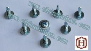 Screw/Wafer Head Zinc Coated White Color Phillips Drive Self Drilling Screw