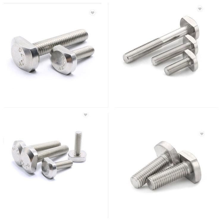 Factory Supply Stainless Steel Black T Bolts Hex Bolt /Eye Bolt/ Carriage Bolt / Flange Bolt /T Head Bolt /Guardrail Bolt
