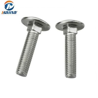 Carbon Steel Grade 4.8 Galvanized DIN 603 Carriage Bolt