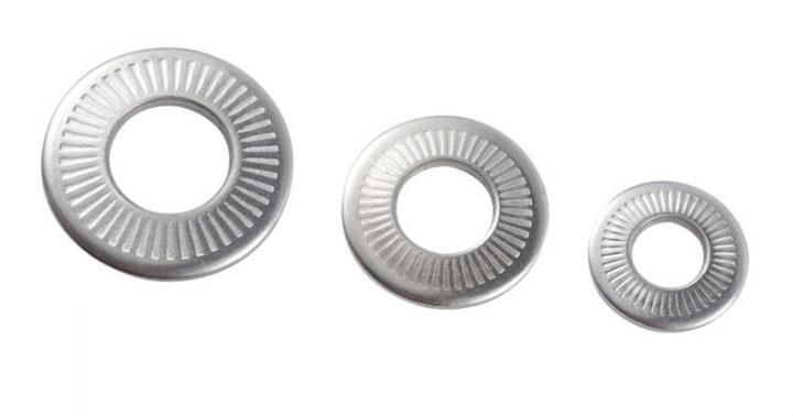Stainless Steel Serrated Tooth Knurling Conical Spring Washers