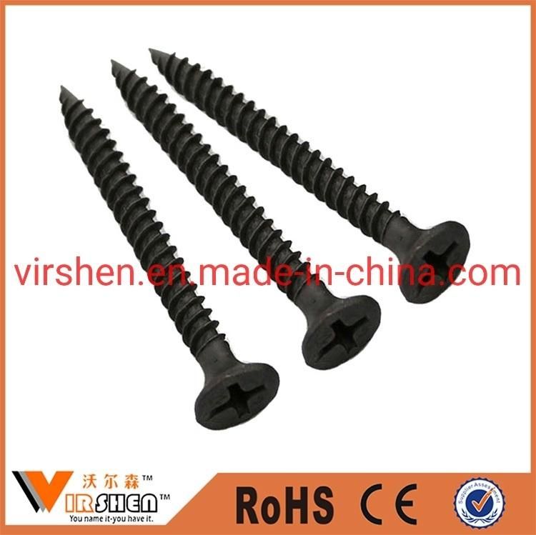 Screw Manufacturer/Black Phosphate Phillips Bugle Head Drywall Screw/Gypsum Board Screw