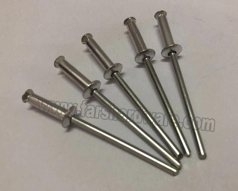 Aluminum Steel Flower Shaped Peel Type Rosette Rivets