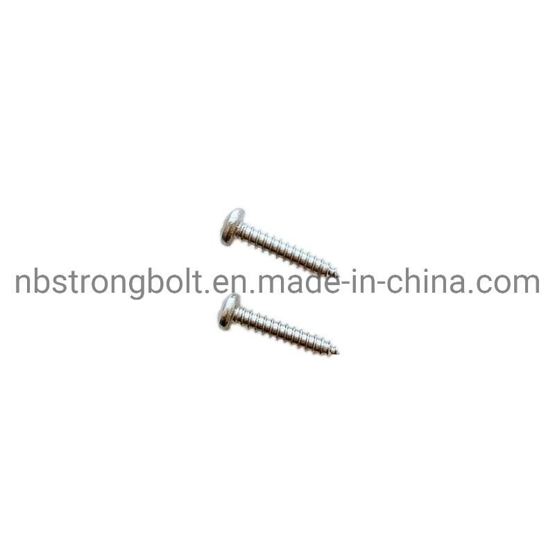 SS304 DIN7981 Pan Head Tapping Screw with Cross Recessed