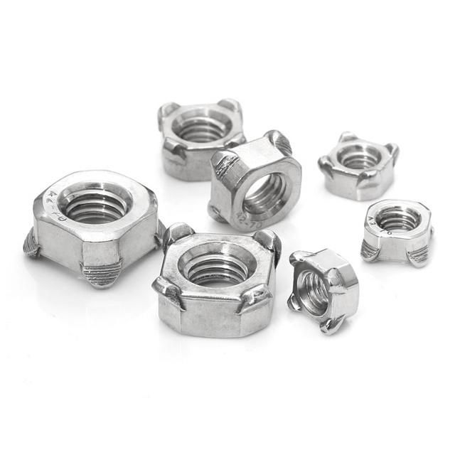 DIN928 Cage Nut Wholesale Cage Nuts Hex Castle Nut Zinc Black SS304 SS316