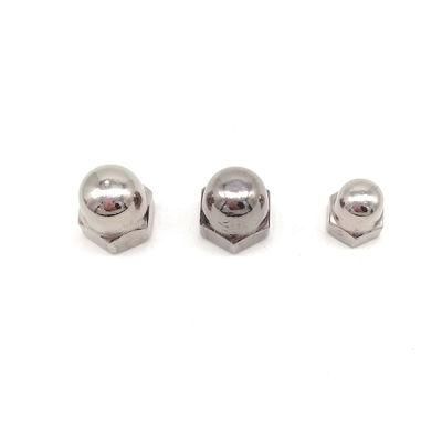 High Quality DIN1587 Hexagon Domed Cap Nut 304 316 Stainless Steel Hex Cap Nut