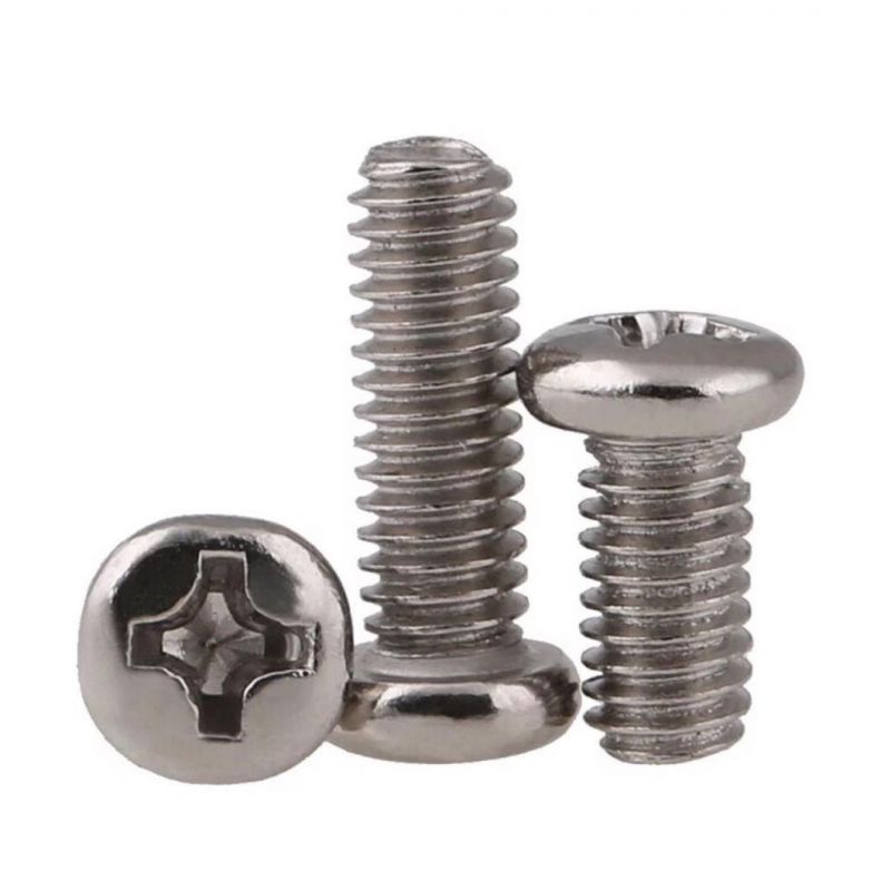Stainless Steel Phillips Pan Head Machine Screw