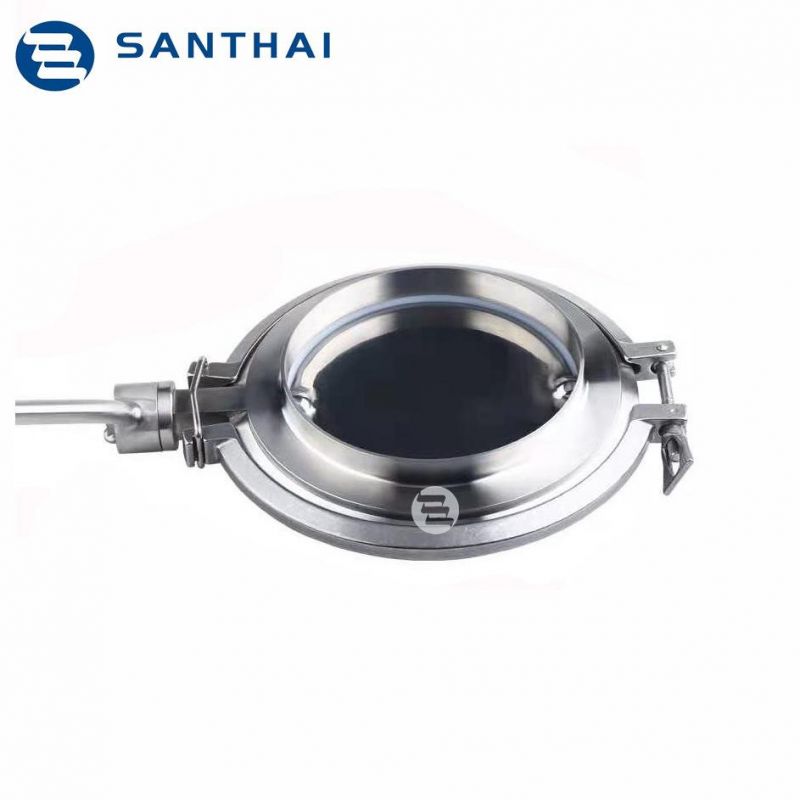 Food Grade Stainless Steel SS304/SS316L Wam Pneumatic Sanitary Powder Butterfly Valve