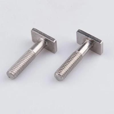 China Factory SS304 Fastener Square Hammer Head T Bolt