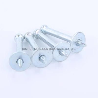 ANSI China Electro-Plating Smooth with Fixed Washer Furniture Staple Nails Ms11073