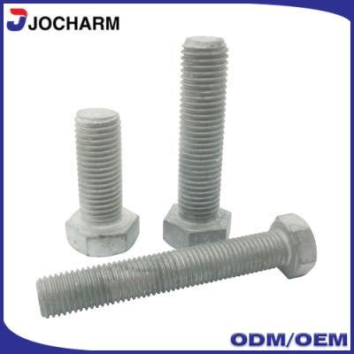 High Tensile M6 M9 M26 ASTM Full Thread Hex Bolt Hardware for Architecture
