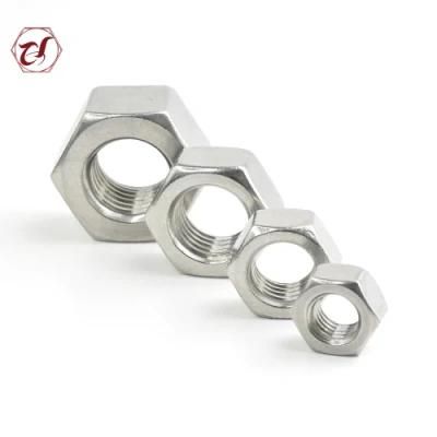 A2-70 Hex Nut/Stainless Steel 304 Hexagon Nut/SS316 Nut/A4-80 Nut/ Hex Nut/Standard Nut