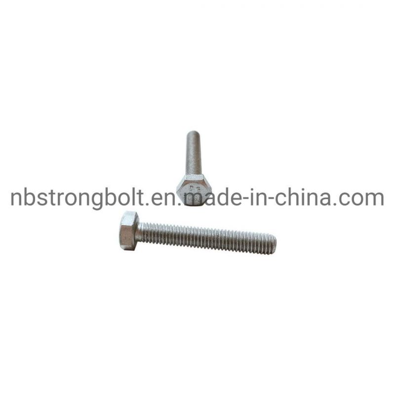 DIN933 Hex Bolt Cl. 8.8 with HDG ISO Fitting