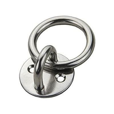 Hot Sale Stainless Steel Round Pad Eye Plate with Ring for Riggings