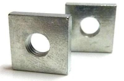 High Quality and Cheap Carbon Steel Square Nut Zinc Plated Precise and High Strength