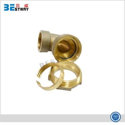 Brass Compression Elbow for HDPE Pipes