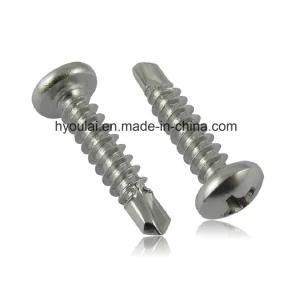 Pan Phillips Head with Self Drilling Screw Zinc Plated