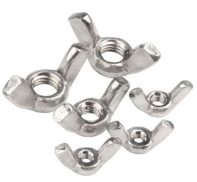 China Fastener Manufacturer M8 M10 Ss-304 Butterfly Nuts