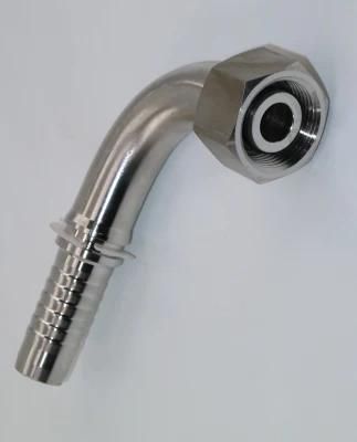 90 Metric Female 24 Cone O-Ring Hydraulic Fitting
