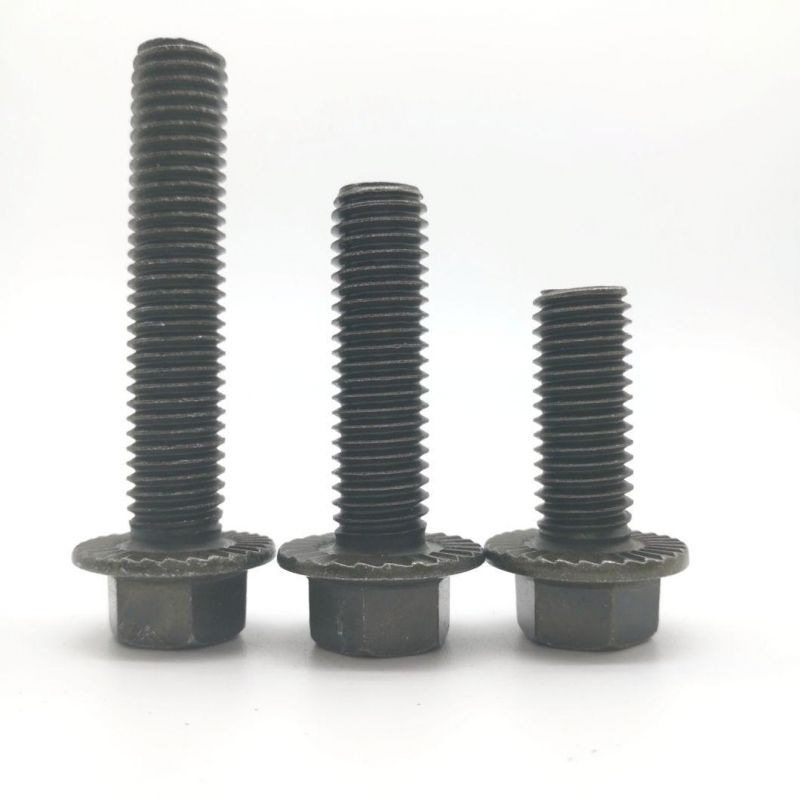 ANSI/ASME M10 Hex Flange Serrated with Full Thread