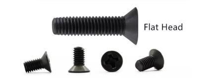 Stainless Steel Phillips Screws M2/M2.5*3/4/5/6/8/10mm Cross Flat/Csk Head Thread Metric Machine Screw Bolt/ Flat Head