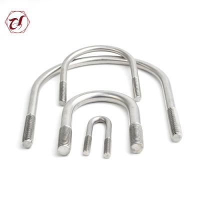 Stainless Steel Bent Half Thread 304 U Bending Bolt