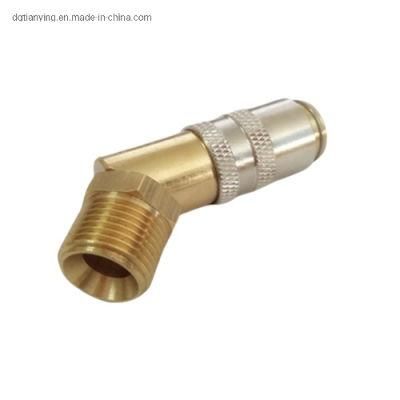 Hasco Brass Plug Hydraulic Hose Fitting with Thread Locked