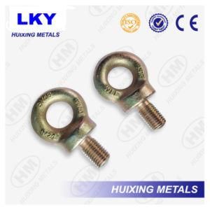 Drop Forged Yellow Galvanized B. S. 4278-1 Collared Eye Bolt
