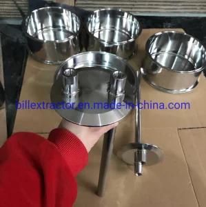 Customized Stainless Steel End Cap Lid with DIP Tube Use for Bho Closed Loop Extractor
