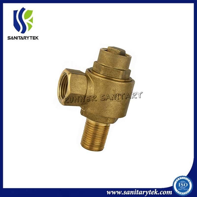 China Factory Male Forged Brass Ferrule Cock Valve