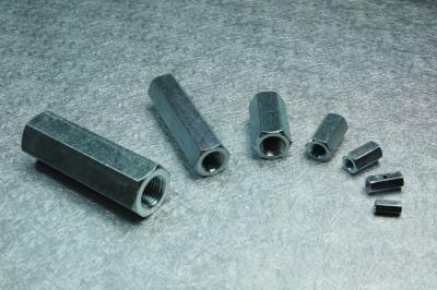 Hex Coupling Nuts Zinc Plated DIN6334 Long Nut From Gete