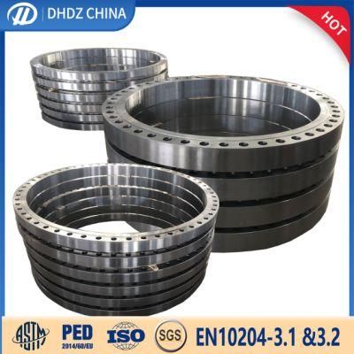 Steel Flange Forged Carbon Steel Stainless Steel ANSI ASME Awwa DIN En1092-2 GOST Standard