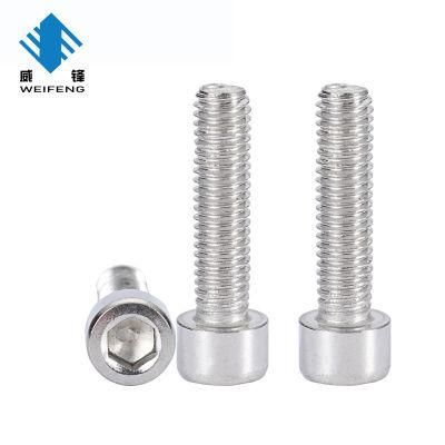 Hexagonal Color-Zinc Plated Weifeng HDG Hex Flange Bolt Machine Screw