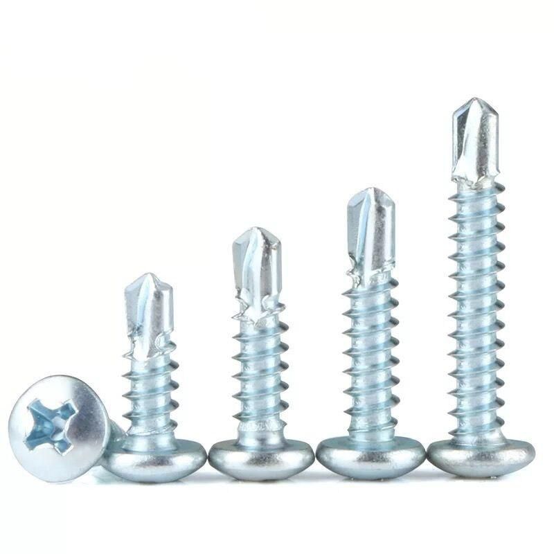 Steel Square Pan Head Self-Drilling Screw with Zinc Plating