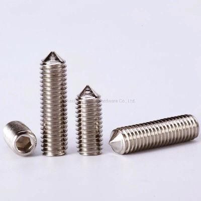 A4 Hexagon Socket Set Screws with Cone Point SS316