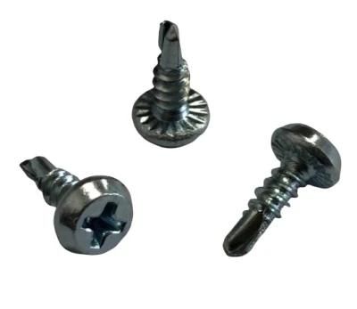 `3.9 Phillips Pan Framing Head Self Drilling Screws with Serrated Black Phosphate