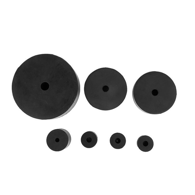 Manufacturer Wholesale Rubber Circular Damping Cushion Block Buffer Rubber Ring Gasket for Air Conditioner Water Pump Industrial Machinery