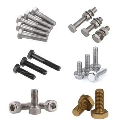 Fastener Manufacturer Unc Grade 5 M8 M6 M10 Cheap M6X25 M8X65 Assorted Stainless Steel Flange Hex Hexagon Head Bolts and Nuts