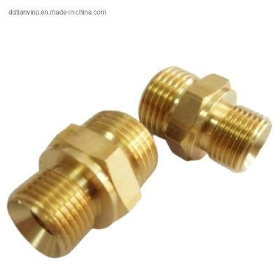 Brass Hex Nipple Fitting with Both Side Thread